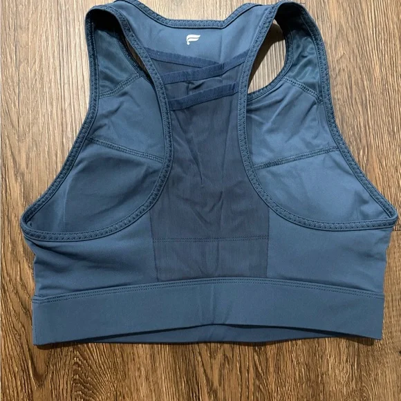 NWOT Fabletics High Impact Sports Bra, Blue, Medium - Picture 5 of 6